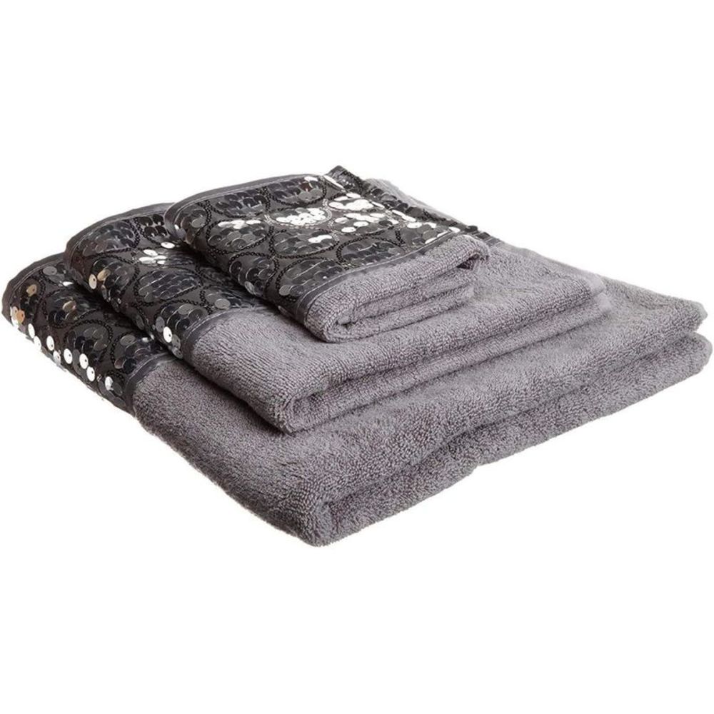 Zahari Home Sinatra Modern Bathroom Towel Set 3 Piece Towel Bath Towel, Hand